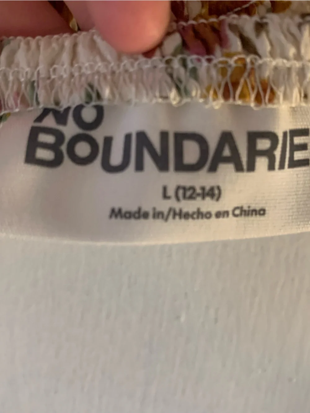 Large No Boundaries Cream Floral Spaghetti Strap Mini Dress